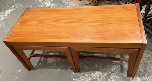 Remploy teak coffee table with - remploy,