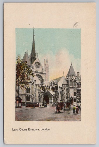 Postcard antique london horse - london,