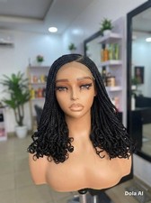 Black Box Braided Bob Wig