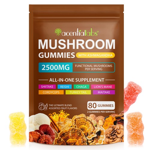 Mushroom gummies 2500mg - mushroom,