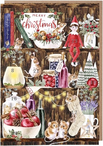 Wrendale advent calendar card - wrendale,