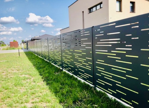 Metal fence panels 1mx1m - metal,