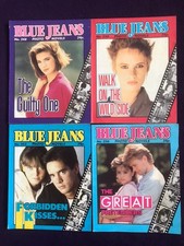 BLUE JEANS PHOTO NOVELS magazine x4 -No.248,250,253,256 -from 1985/1986 PRINCE
