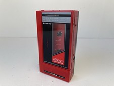 Sanyo M-G27A AM/FM Stereo Cassette Player Retro Red