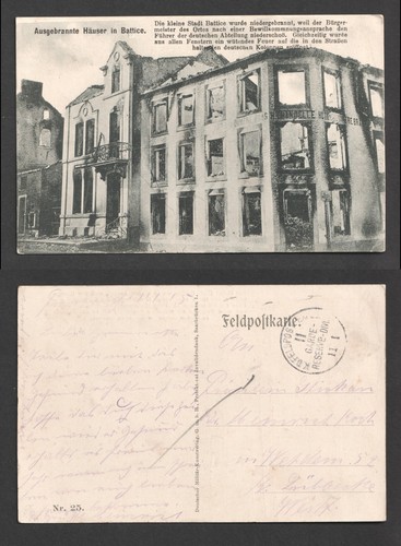 Germany field post belgium - field,