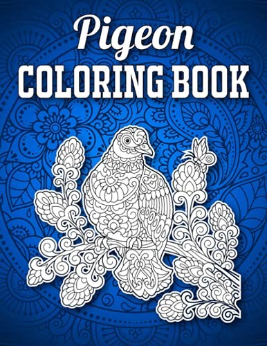 Pigeon coloring book stress - book:,