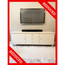 Long Taupe Sideboard Cream Cupboard Dresser Cabinet TV Unit Living Dining Room