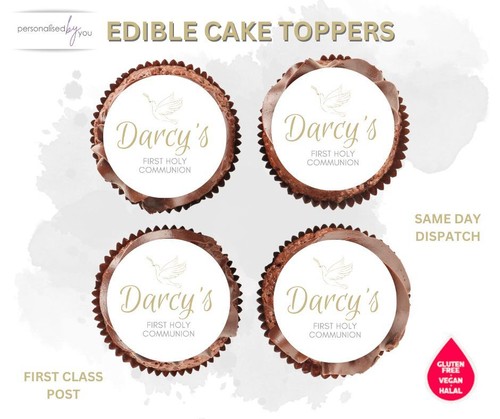Edible cupcake toppers first - cupcake,