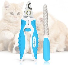 Pets Professional Nail Clippers with Safety Guard and Free Nail File