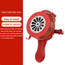 Hand crank siren - crank,