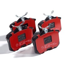 4x TRW brake pads front axle