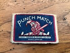 old match box top - punch match ( john masters london )