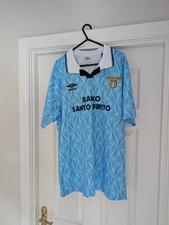 Lazio Home Shirt 1991–92 – Cult Classic from the Early ‘90s Size L