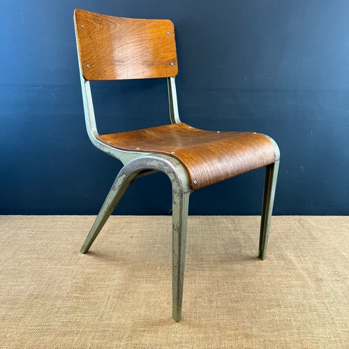 Vintage stacking school - vintage, chair