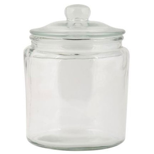 Large decorative glass jar - large,