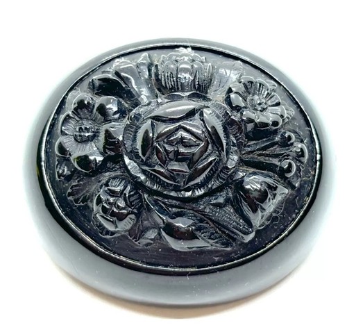 Antique victorian whitby jet - victorian,