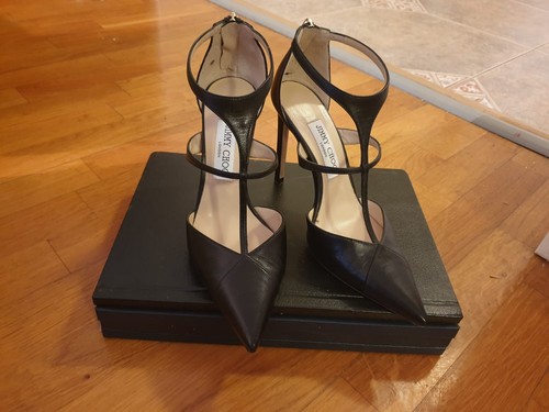 Jimmy choo black leather - jimmy, t