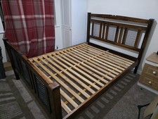(can deliver) Morroco Wooden King Size Bed  Frame