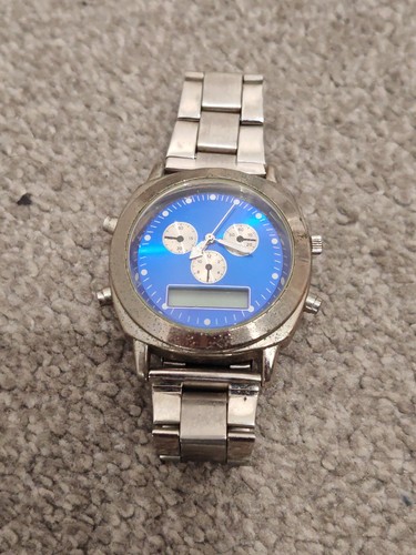 Men chronograph stainless - men's,