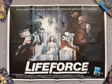 Lifeforce , 1985 U.K. Quad Movie Poster sci fi horror