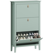 HOMCOM 3 Drawer Shoe Cabinet