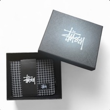 Stussy wallet black white - wallet,
