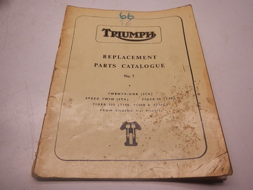 1966 triumph replacement parts - triumph,