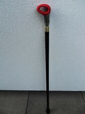Walking Stick + Steel & Red