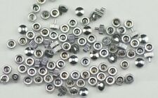 100x Watch crowns silver chrome spares repairs mixed replace part watchmakers