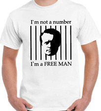 The Prisoner I`M NOT A NUMBER  Men`s T - Shirt Great  Gift for Him SIZE S TO 5XL