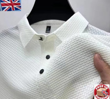 Men's Bone Flower Print Polo