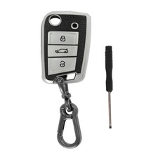 Black TPU Car Key Case for VW