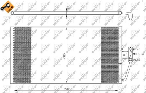 Fits nrf 35295 condenser - 35295,