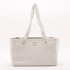 Chanel Coco Mark Raffia Chain