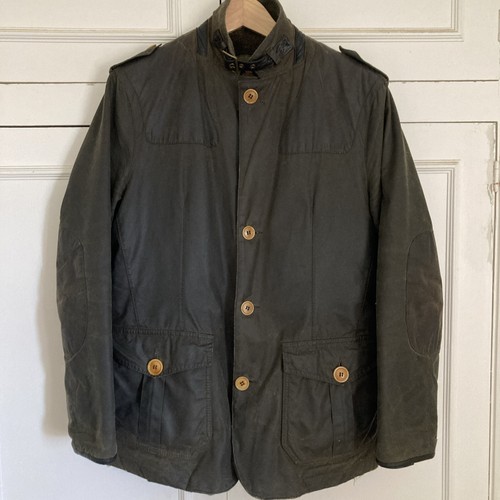 Barbour wyton waxed greatcoat - wyton,