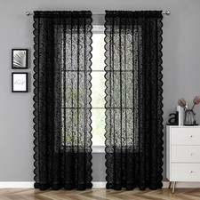 Bujasso Black Sheer Lace