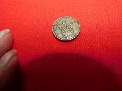 Collectable three pence - 3d,