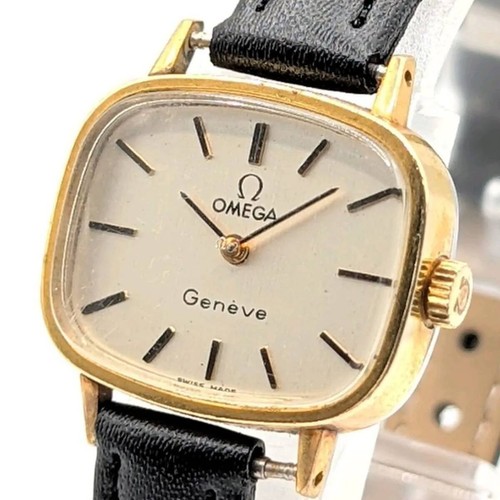 Omega geneve hand wind - geneve, gold