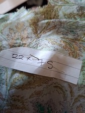 used sari silk x 2 pieces   REMNANTS for craft (upcycling )