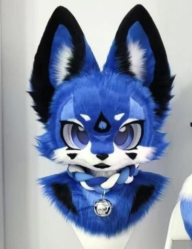 Fursuit long haired dog - fursuit, fox