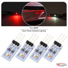White red led door handle - 4x,