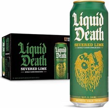 Liquid Death Sparkling Water 5 Flavours, 12 x 500 ml Pack