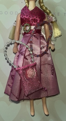 Pippa doll custom shiny pink - doll,