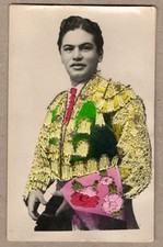 Postcard Spanish Bullfighter Matador Embroidered Costume