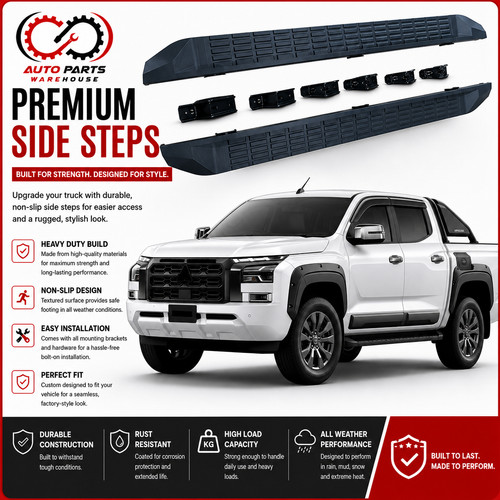 Oem style side steps - style, running