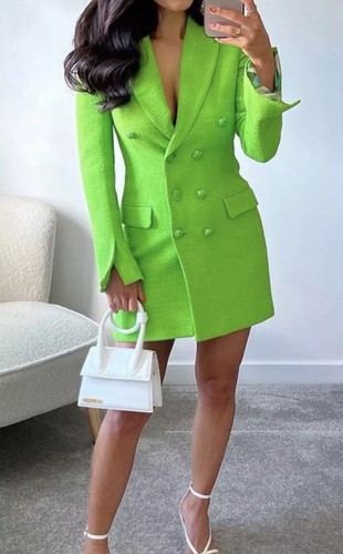 Zara textured lime green - textured,