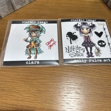Bundle Of 2 Visible Image Stamp Sets 'Clara' ( steampunk) 'Molly Rules '