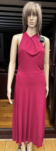 Massimo dutti halter neck midi - massimo,