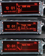 Peugeot 307 Clock Display 307CC 307SW Multi-function Screen RD4 6 Month WARRANTY