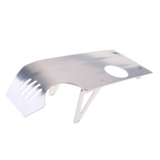 Silver Racing Skid Plate For